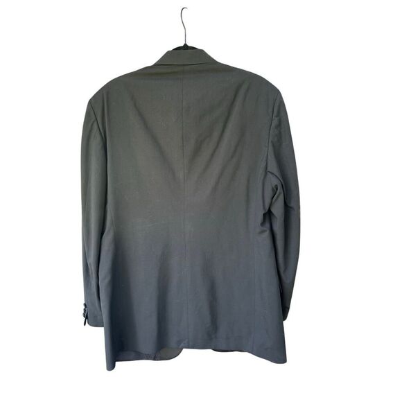 CHRISTIAN DIOR MENS BLACK WOOL BLAZER VINTAGE SIZE 42 Large - Picture 2 of 11